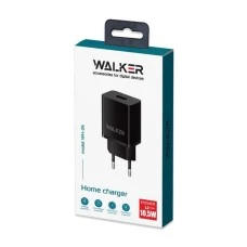 СЗУ-адаптер Walker WH-26 2.1A (1USB) + кабель MicroUSB (Чёрный)